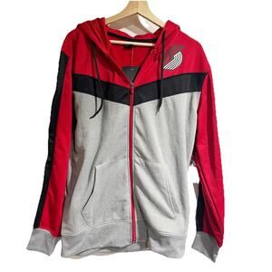 NBA ultra game men’s size medium Portland Trailblazers zip up hoodie jacket